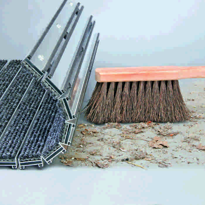 Reingung-Besen-Aluprofil